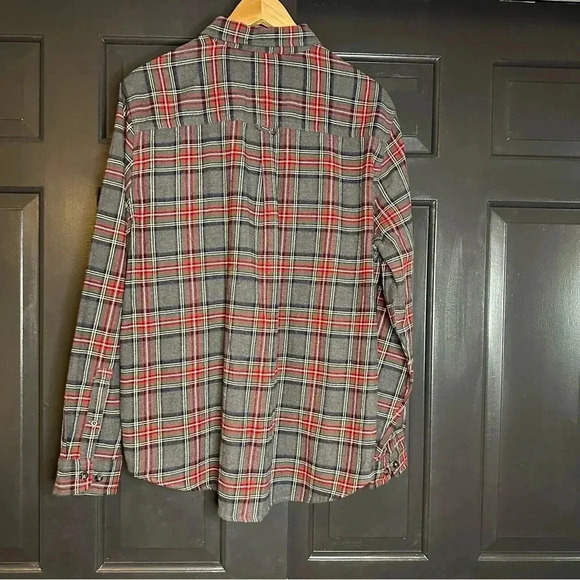 Woolrich Mens  Plaid Long Sleeve Collared Flannel ButtonUp Cotton XL (h8 - Picture 4 of 9